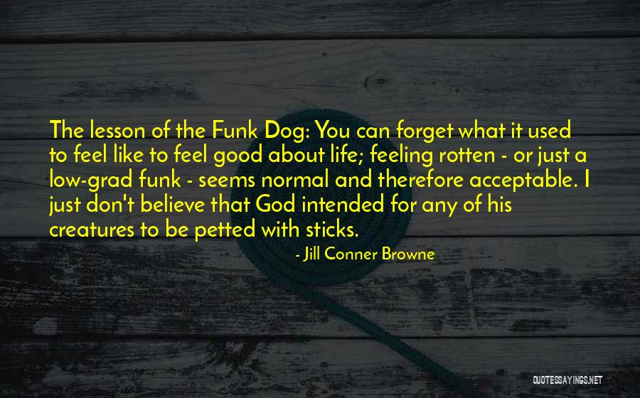 Feel Good Dog Quotes By Jill Conner Browne