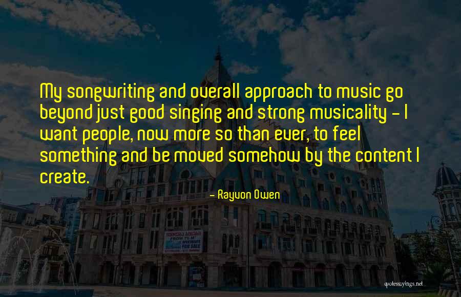 Feel Good Music Quotes By Rayvon Owen Feel Good Music Quotes By Rayvon Owen