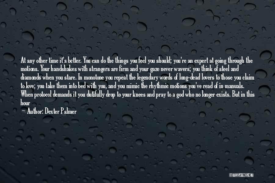Feel Good With Yourself Quotes By Dexter Palmer