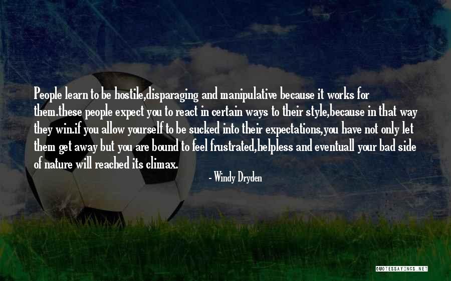 Feel Helpless Quotes By Windy Dryden Feel Helpless Quotes By Windy Dryden