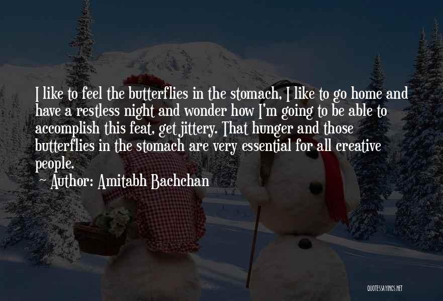 Feel Like Going Home Quotes By Amitabh Bachchan