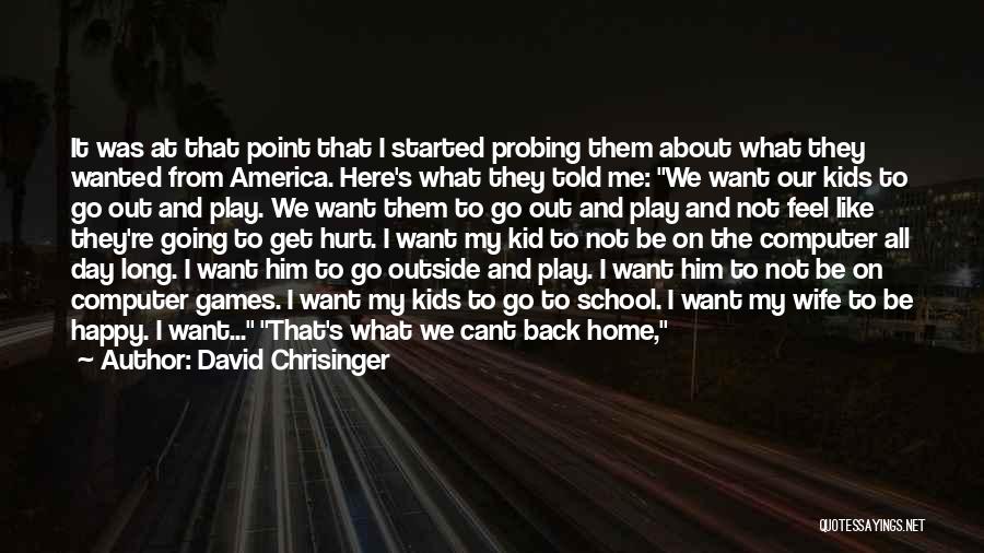 Feel Like Going Home Quotes By David Chrisinger