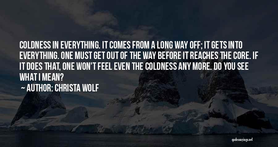 Feel More Quotes By Christa Wolf