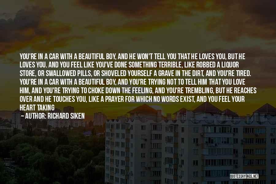 Feel No Love Quotes By Richard Siken