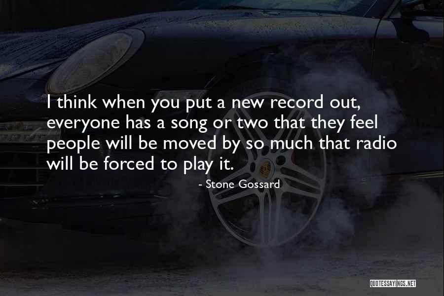 Feel Out Song Quotes By Stone Gossard Feel Out Song Quotes By Stone Gossard