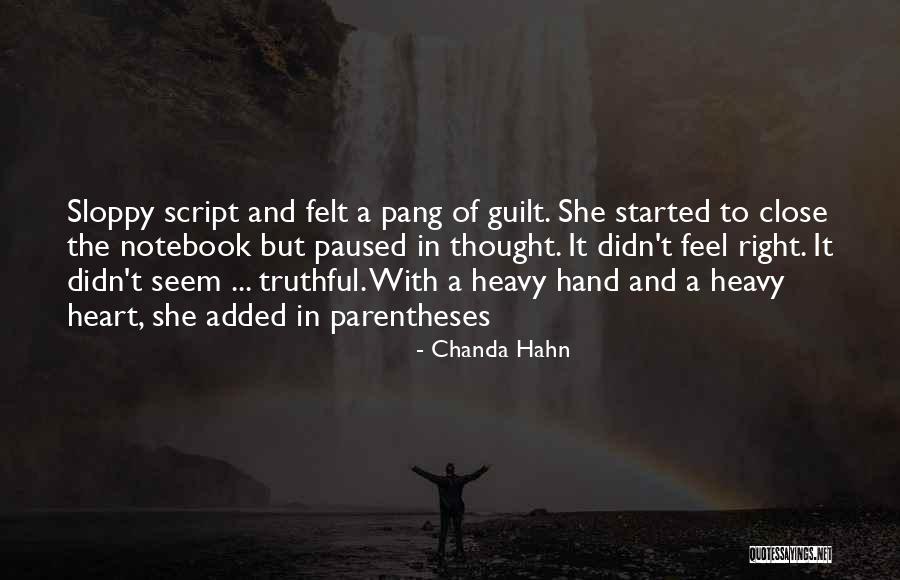 Feel So Close To You Right Now Quotes By Chanda Hahn Feel So Close To You Right Now Quotes By Chanda Hahn