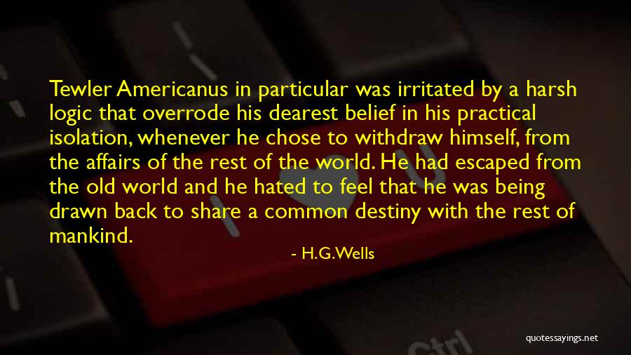 Feel So Irritated Quotes By H.G.Wells Feel So Irritated Quotes By H.G.Wells
