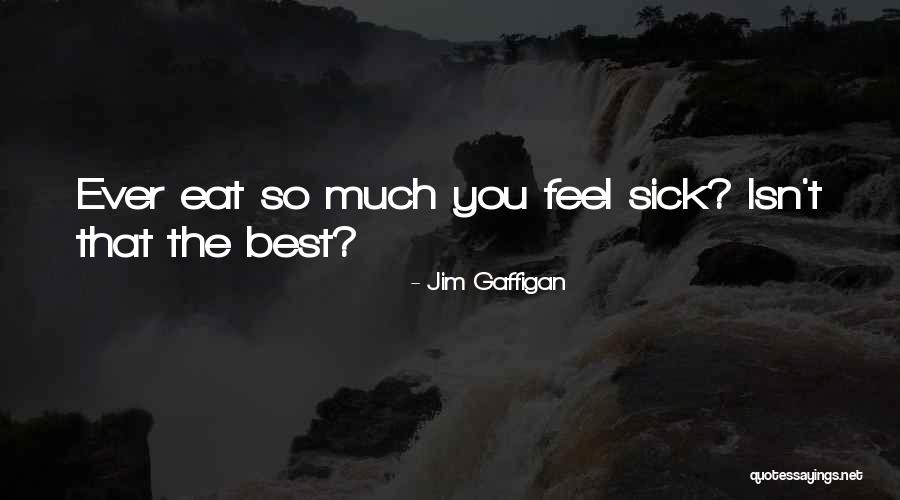 Feel So Sick Quotes By Jim Gaffigan Feel So Sick Quotes By Jim Gaffigan