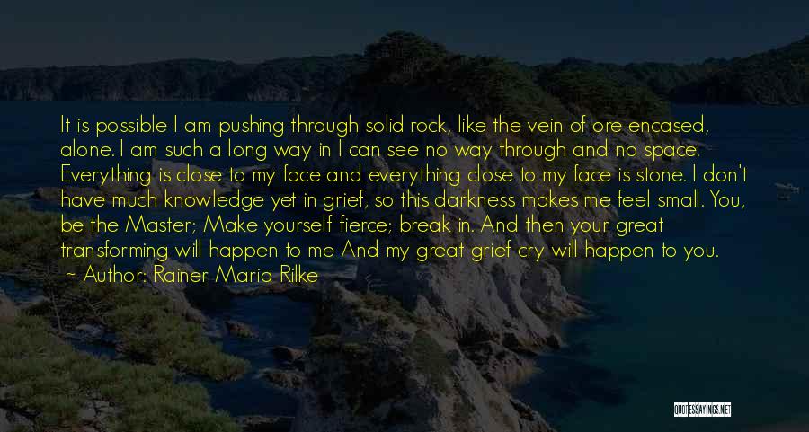 Feel So Small Quotes By Rainer Maria Rilke