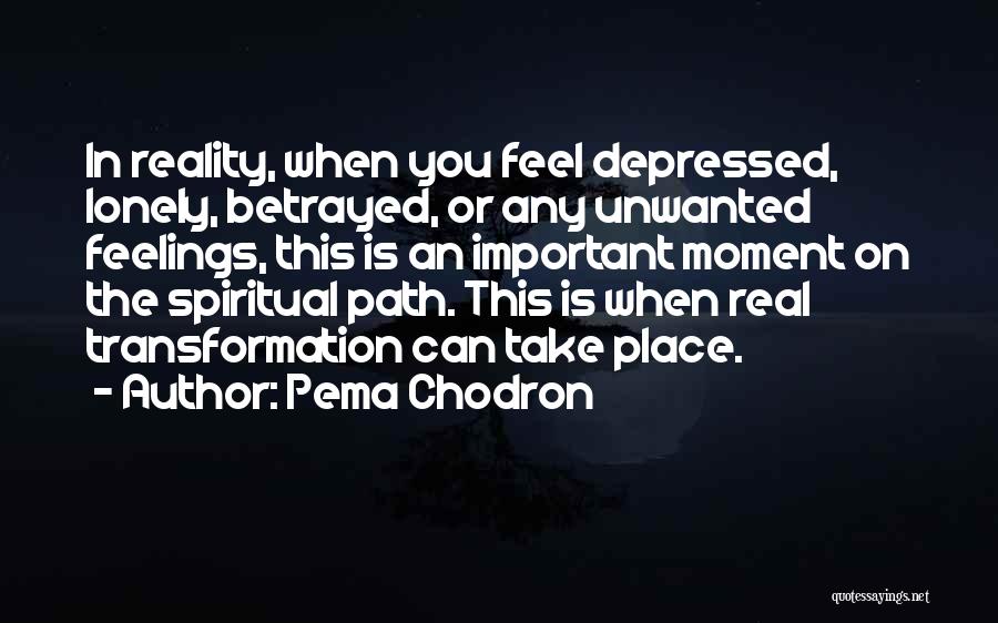 Feel So Unwanted Quotes By Pema Chodron