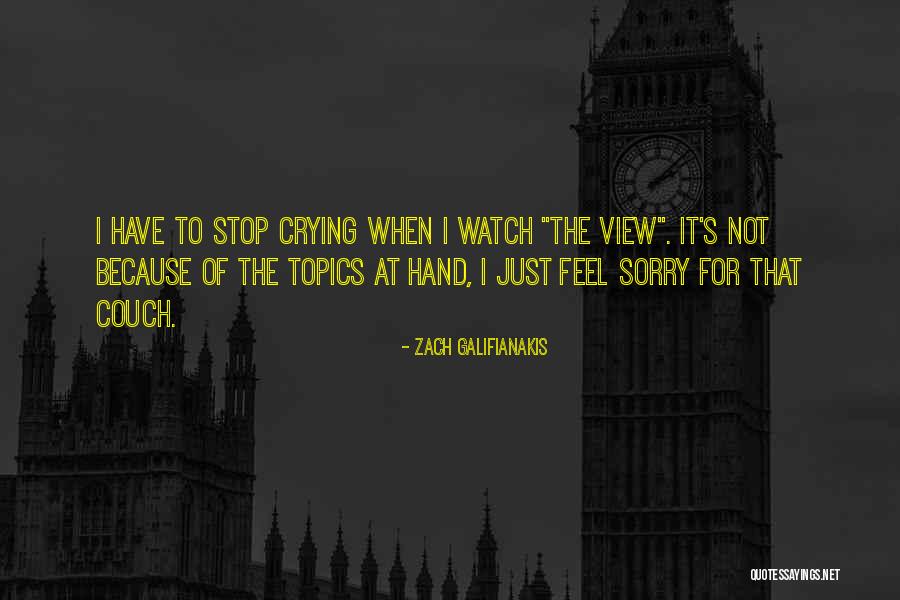 Feel Sorry Quotes By Zach Galifianakis Feel Sorry Quotes By Zach Galifianakis