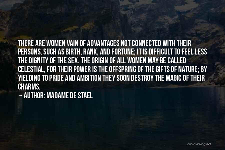 Feel The Nature Quotes By Madame De Stael