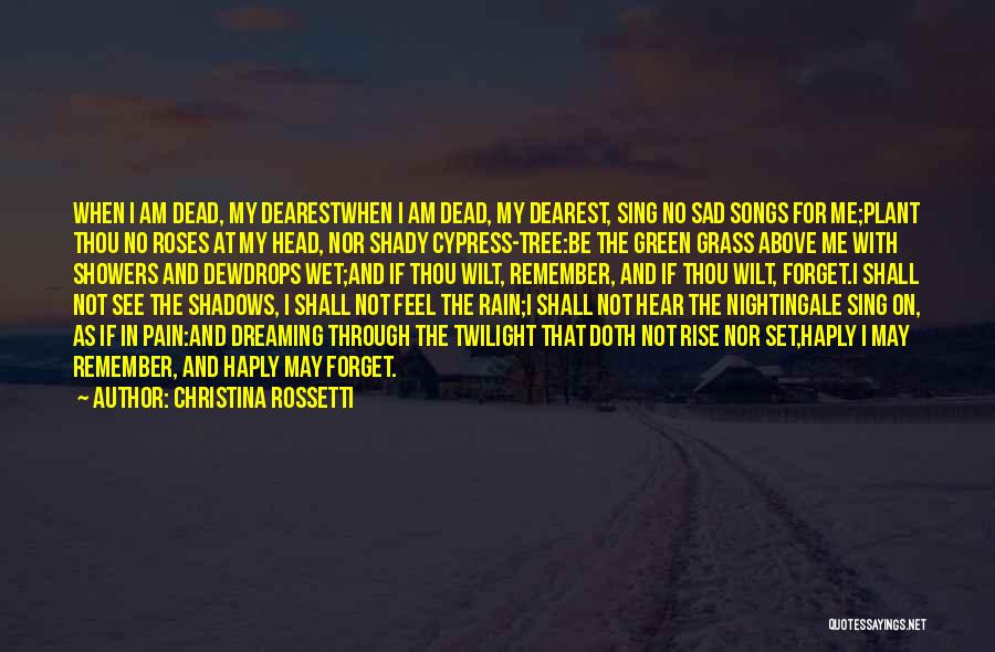 Feel The Rain Quotes By Christina Rossetti