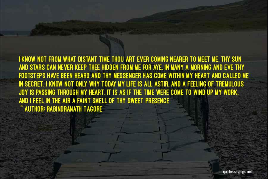 Feel The Wind Quotes By Rabindranath Tagore