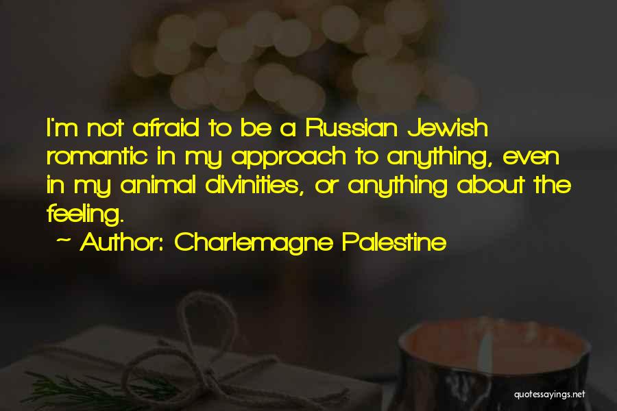 Feeling Afraid Quotes By Charlemagne Palestine