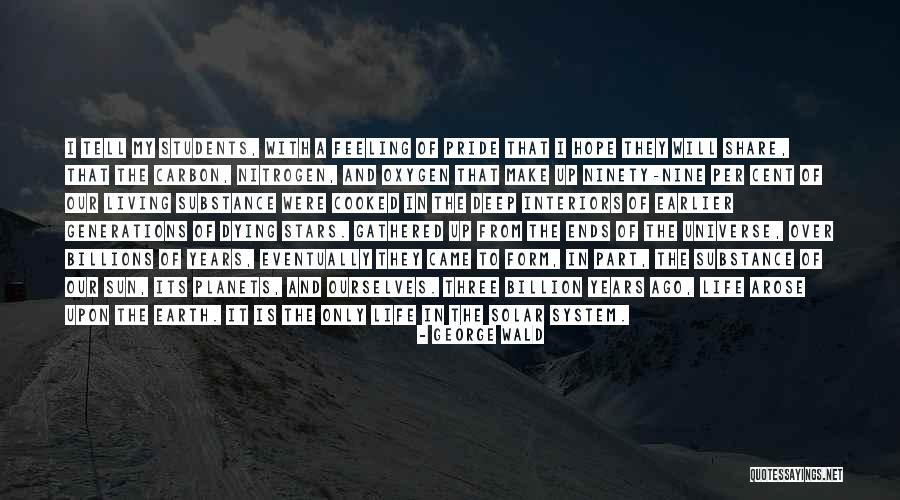 Feeling And Form Quotes By George Wald