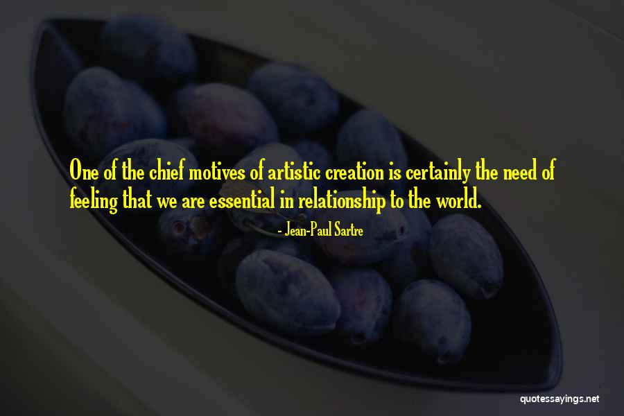 Feeling Artistic Quotes By Jean-Paul Sartre Feeling Artistic Quotes By Jean-Paul Sartre