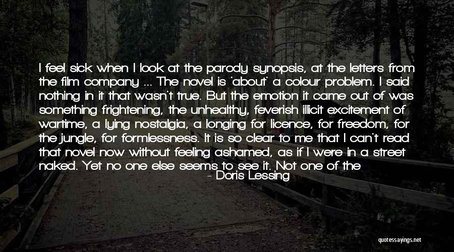 Feeling Ashamed Quotes By Doris Lessing Feeling Ashamed Quotes By Doris Lessing