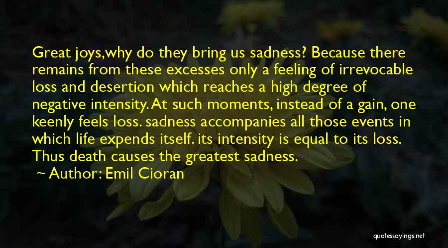 Feeling At A Loss Quotes By Emil Cioran