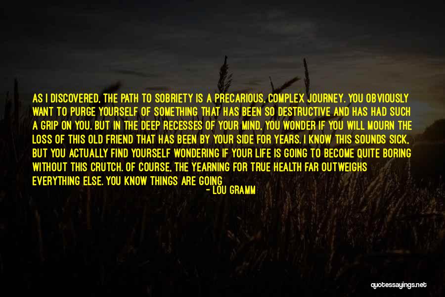 Feeling Better When Sick Quotes By Lou Gramm Feeling Better When Sick Quotes By Lou Gramm