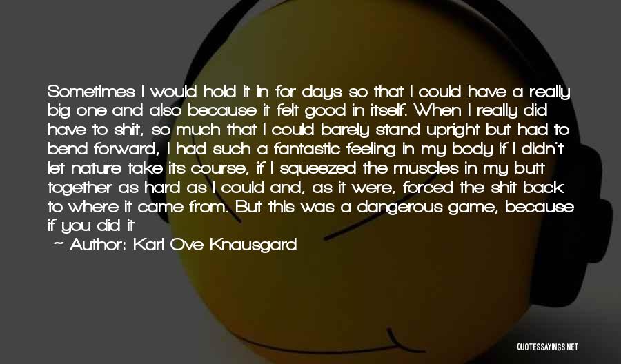 Feeling Body Pain Quotes By Karl Ove Knausgard