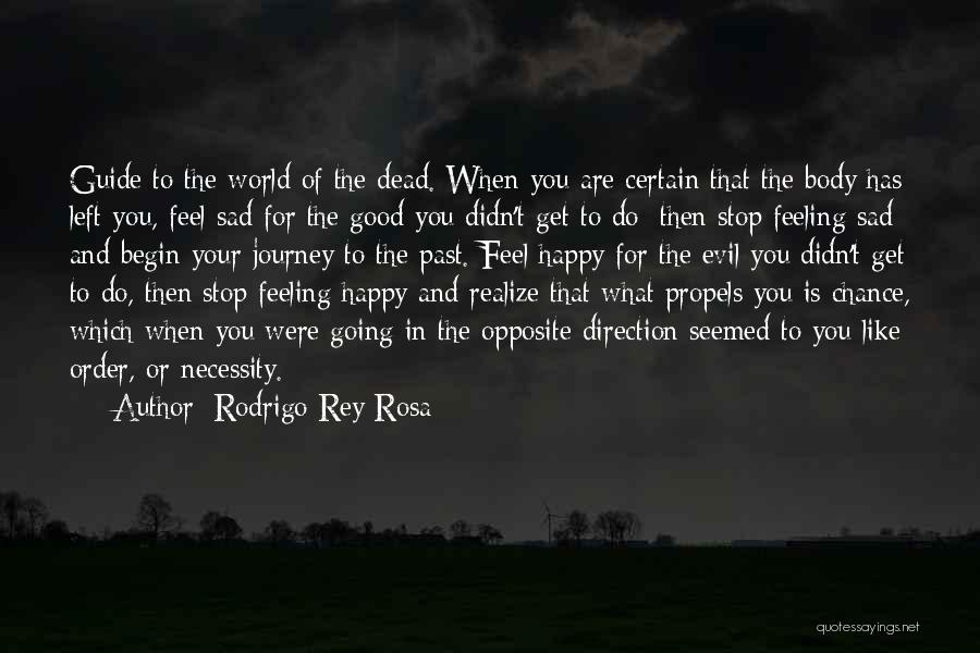 Feeling Both Happy And Sad Quotes By Rodrigo Rey Rosa