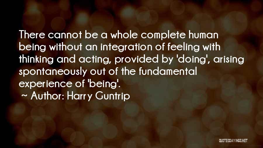 Feeling Complete Quotes By Harry Guntrip