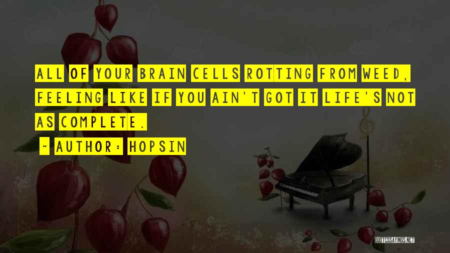 Feeling Complete Quotes By Hopsin