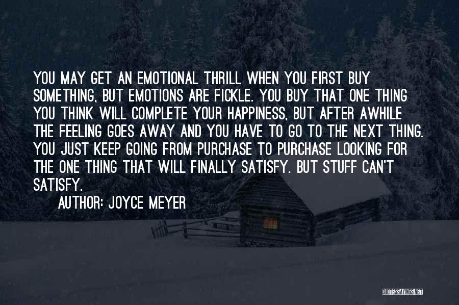 Feeling Complete Quotes By Joyce Meyer