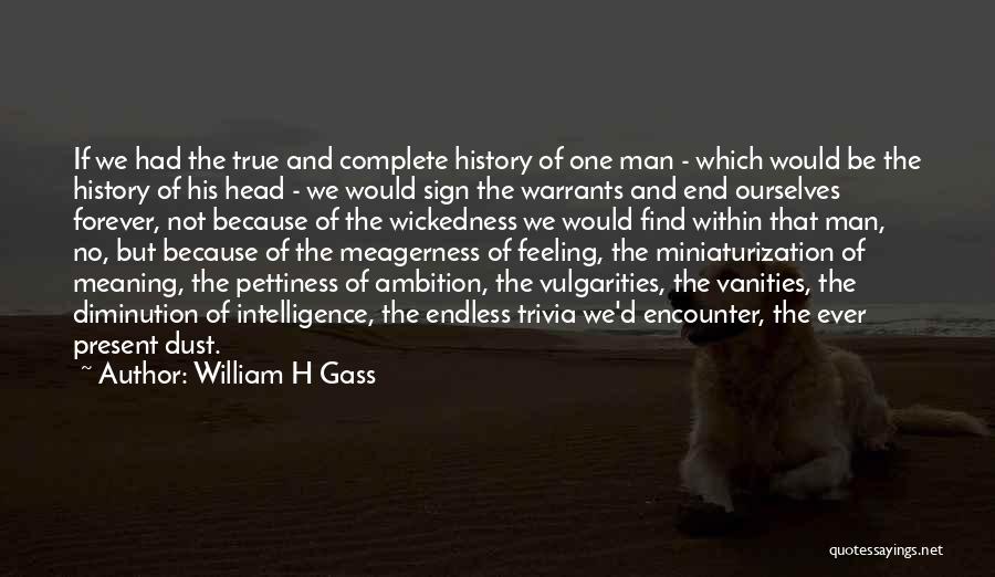 Feeling Complete Quotes By William H Gass