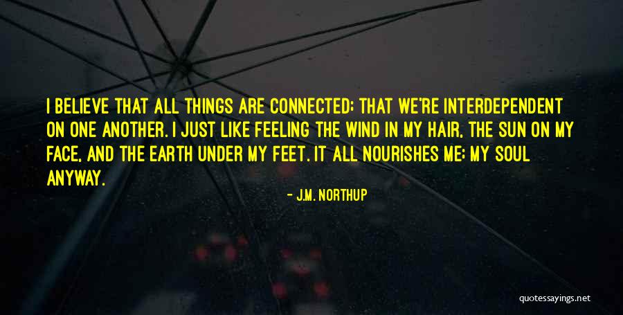 Feeling Connected To Someone Quotes By J.M. Northup Feeling Connected To Someone Quotes By J.M. Northup