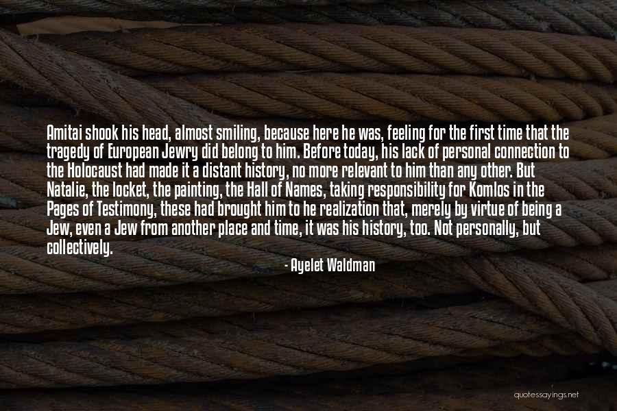 Feeling Connection Quotes By Ayelet Waldman Feeling Connection Quotes By Ayelet Waldman