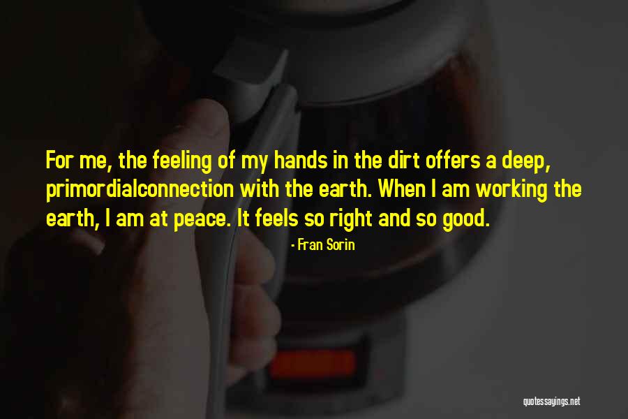 Feeling Connection Quotes By Fran Sorin Feeling Connection Quotes By Fran Sorin