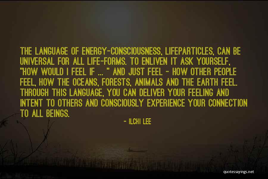 Feeling Connection Quotes By Ilchi Lee Feeling Connection Quotes By Ilchi Lee