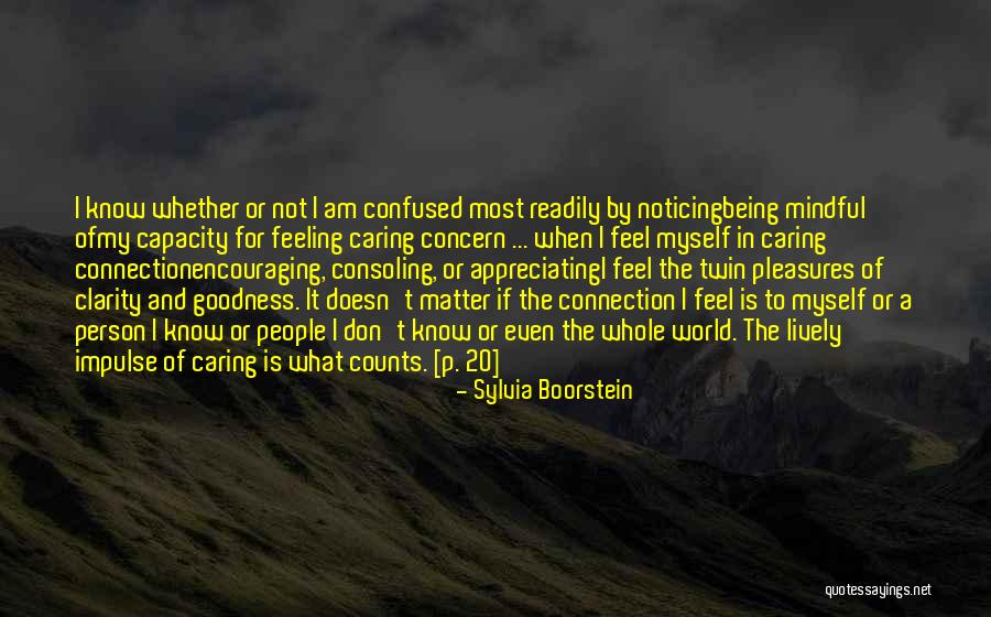 Feeling Connection Quotes By Sylvia Boorstein Feeling Connection Quotes By Sylvia Boorstein