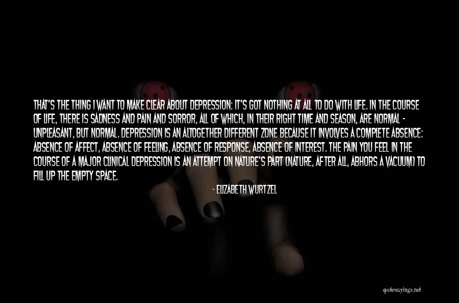 Feeling Depressed Quotes By Elizabeth Wurtzel Feeling Depressed Quotes By Elizabeth Wurtzel
