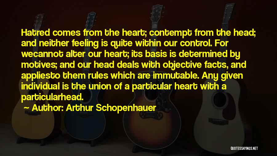 Feeling Determined Quotes By Arthur Schopenhauer