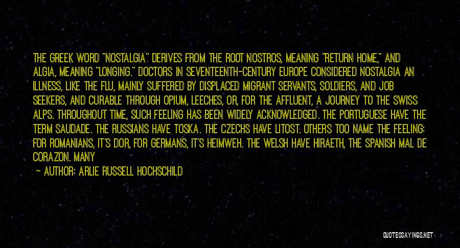 Feeling Displaced Quotes By Arlie Russell Hochschild