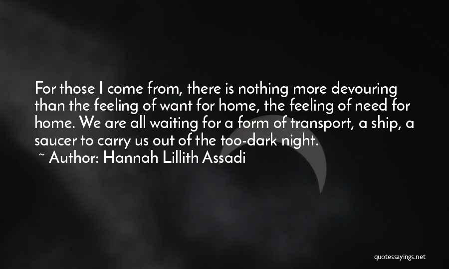 Feeling Displaced Quotes By Hannah Lillith Assadi