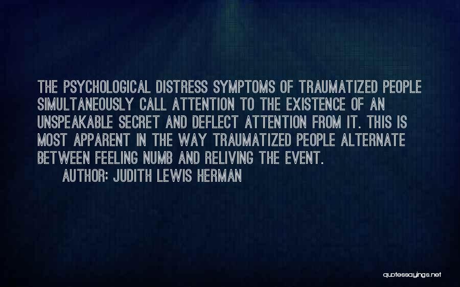 Feeling Distress Quotes By Judith Lewis Herman