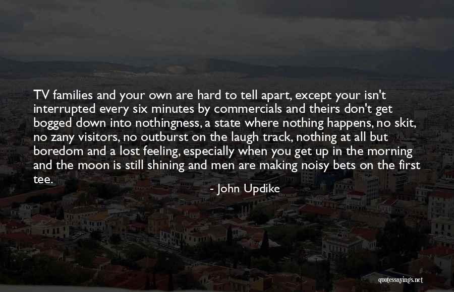 Feeling Down And Lost Quotes By John Updike Feeling Down And Lost Quotes By John Updike