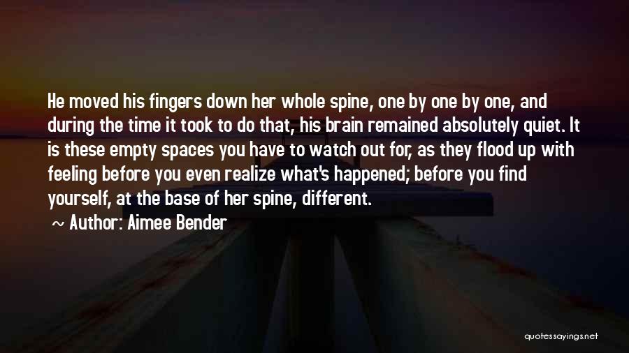 Feeling Empty Quotes By Aimee Bender