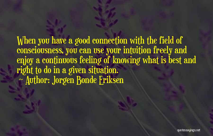 Feeling Enjoy Quotes By Jorgen Bonde Eriksen