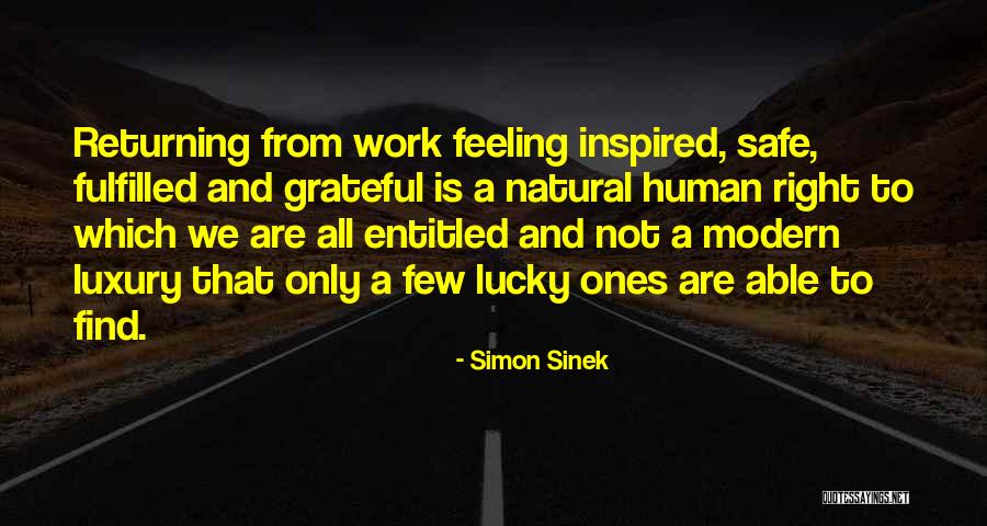 Feeling Entitled Quotes By Simon Sinek