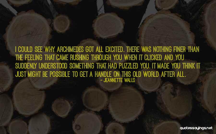 Feeling Excited Quotes By Jeannette Walls Feeling Excited Quotes By Jeannette Walls