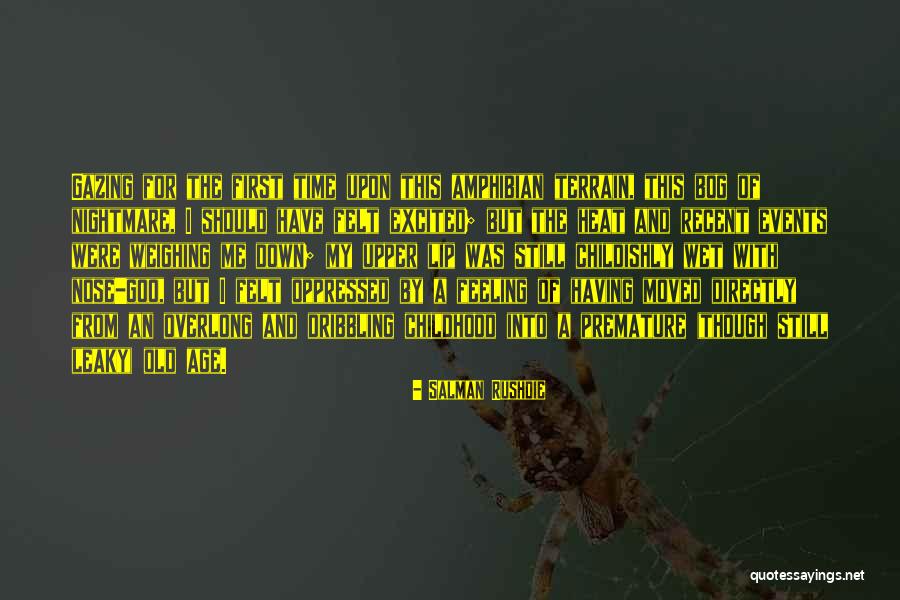 Feeling Excited Quotes By Salman Rushdie Feeling Excited Quotes By Salman Rushdie