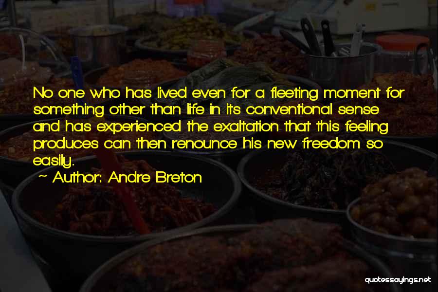 Feeling Freedom Quotes By Andre Breton