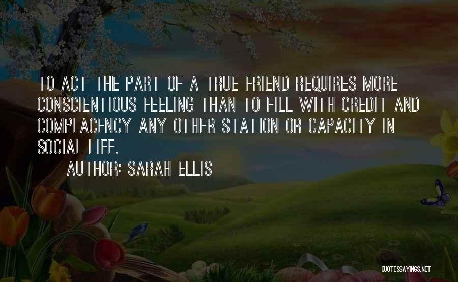 Feeling Friend Quotes By Sarah Ellis