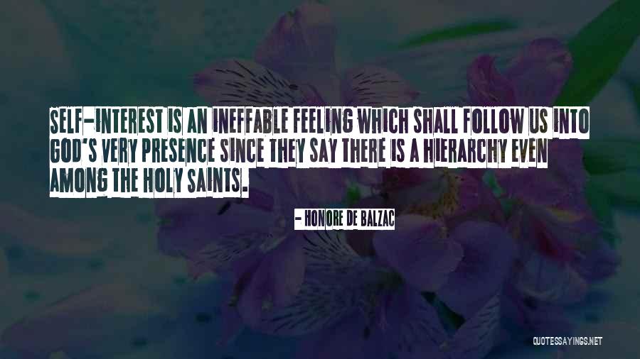 Feeling God's Presence Quotes By Honore De Balzac