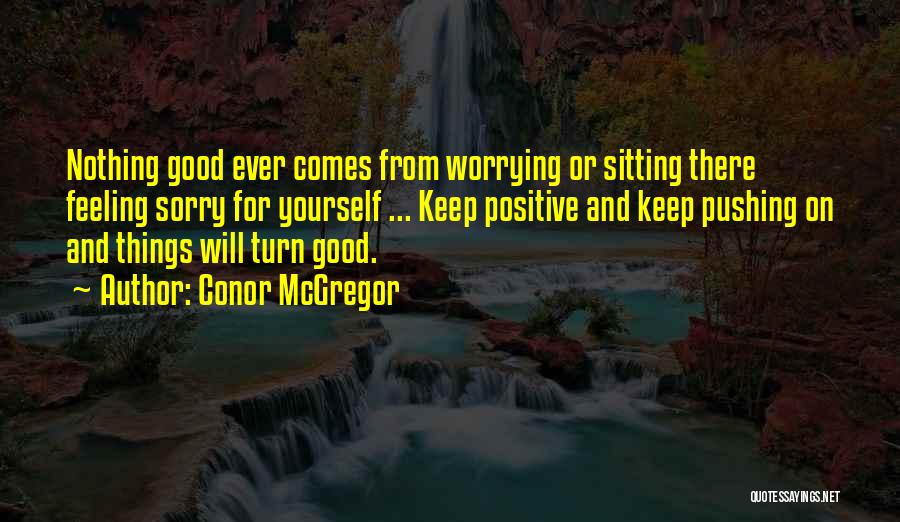 Feeling Good For Nothing Quotes By Conor McGregor